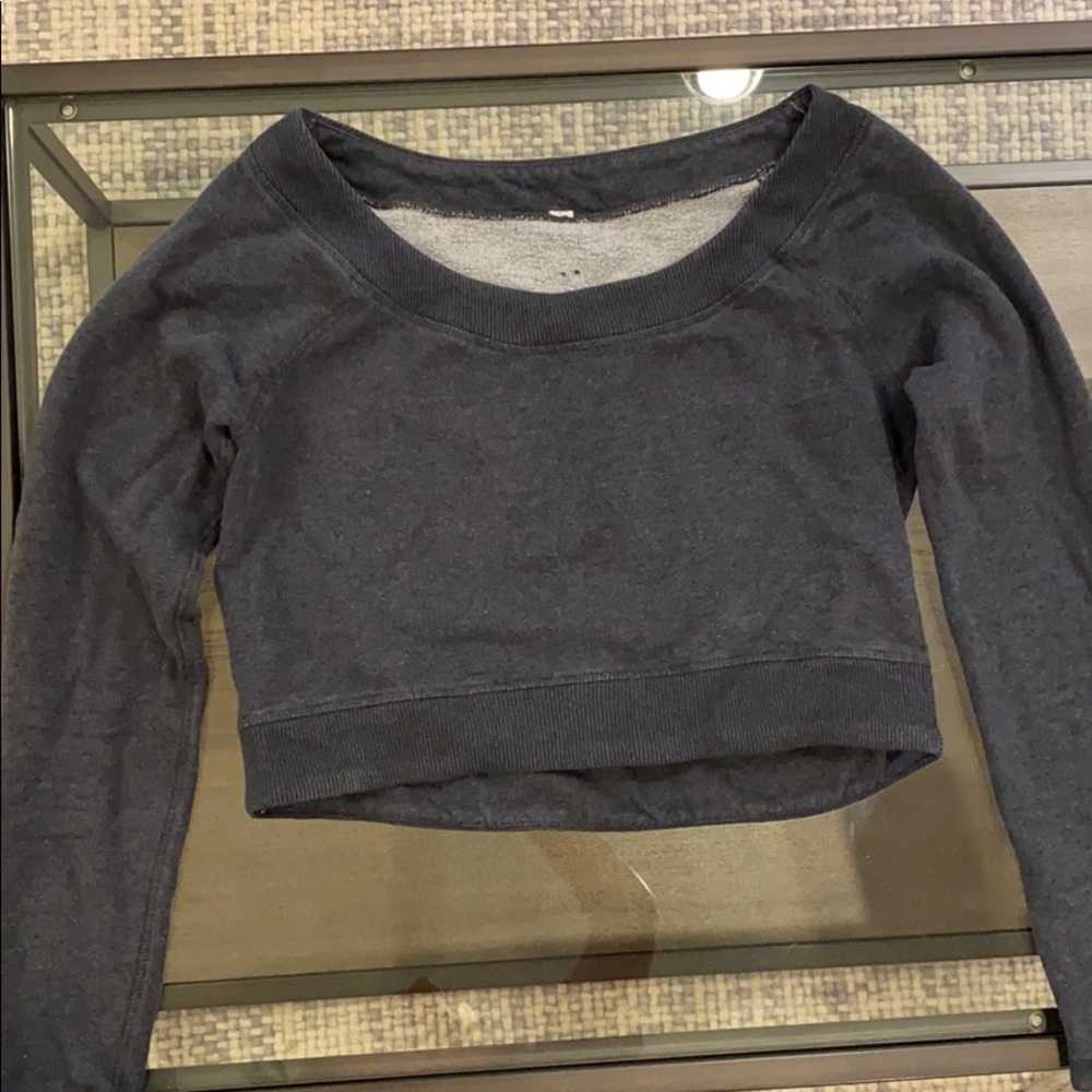 Lululemon cropped sweatshirt